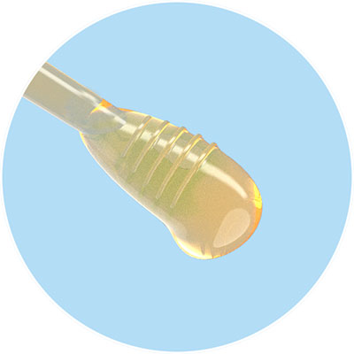 Applicateur en nid d'abeille à pointe de contrôle pratique